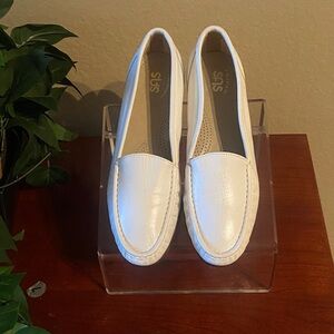 SAS Women's Classic White Loafers